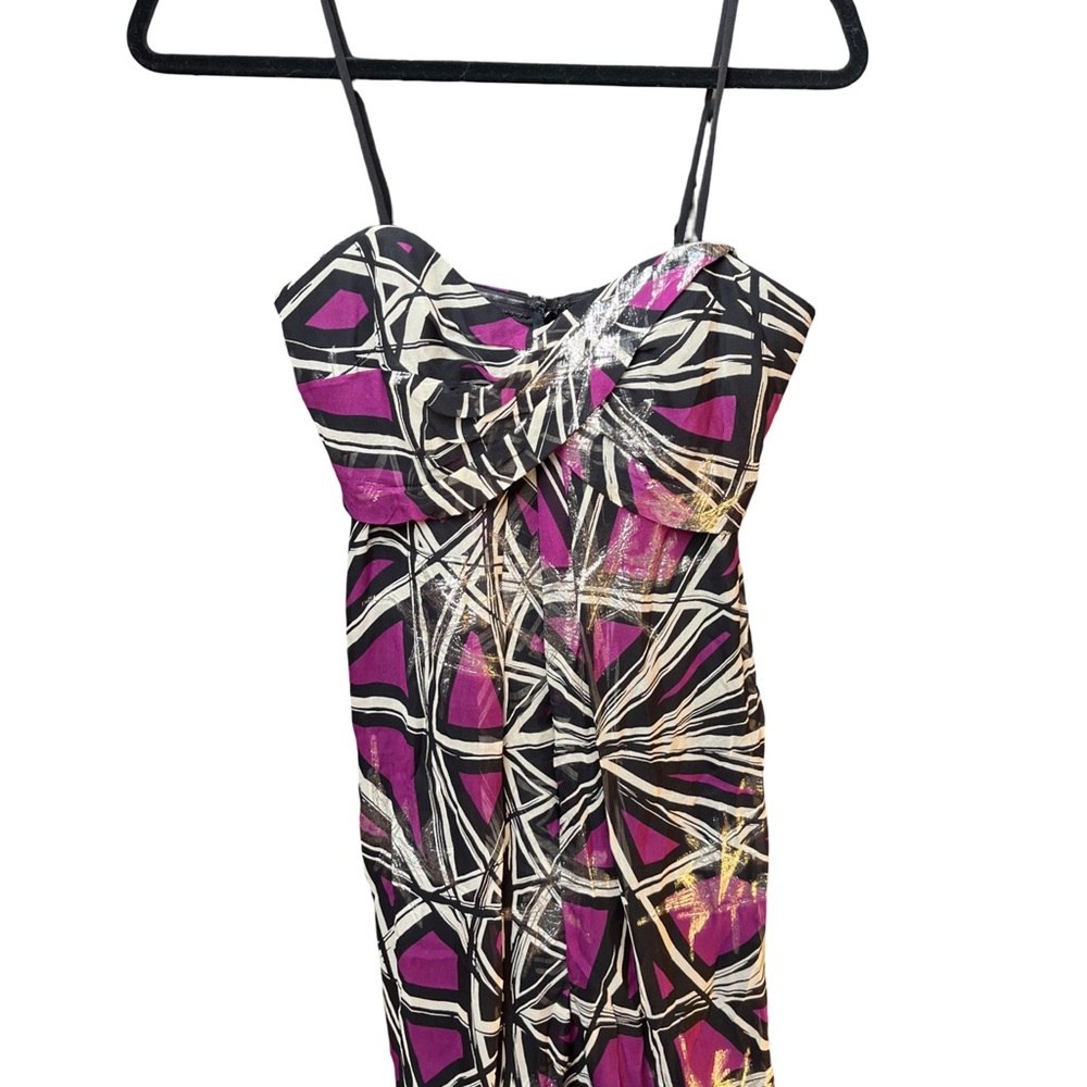 Nicole Miller Spaghetti Strap Cocktail Dress
